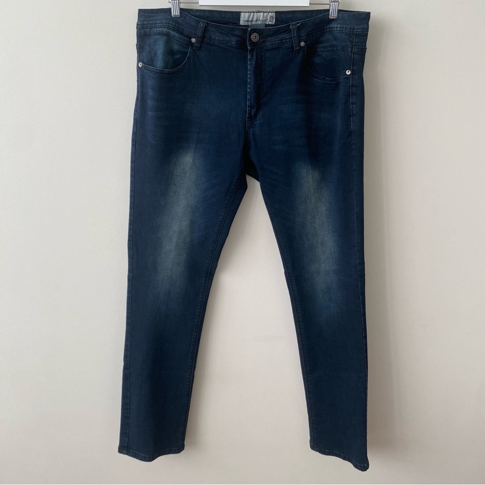 Paper Denim & Cloth Straight Jeans Men's Deep Indigo Jeans Size 36x32